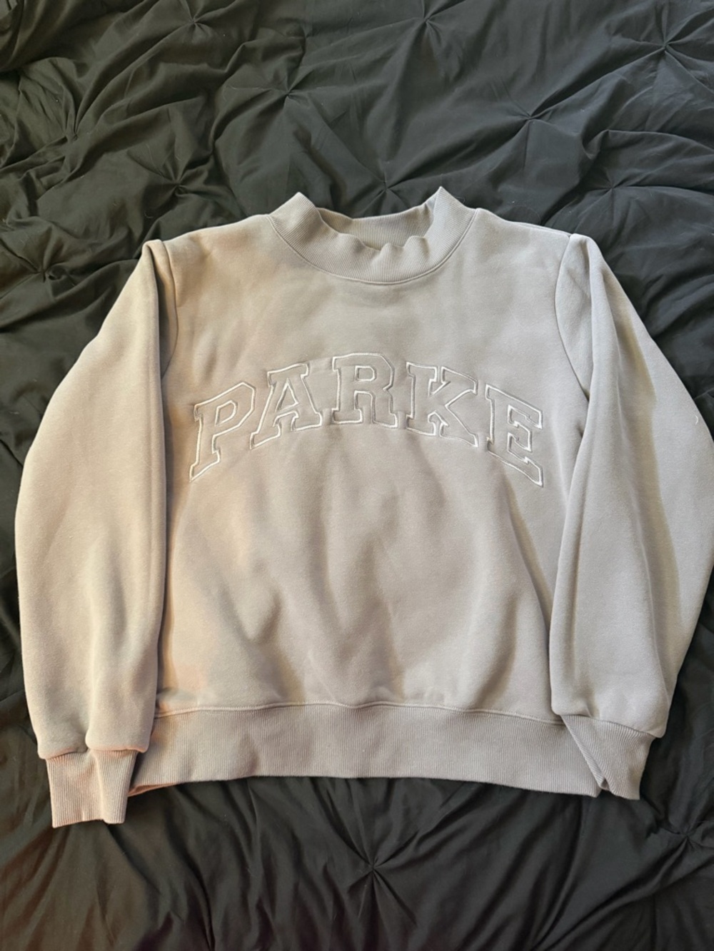 PARKÉ Embroidered Logo Sweatshirt